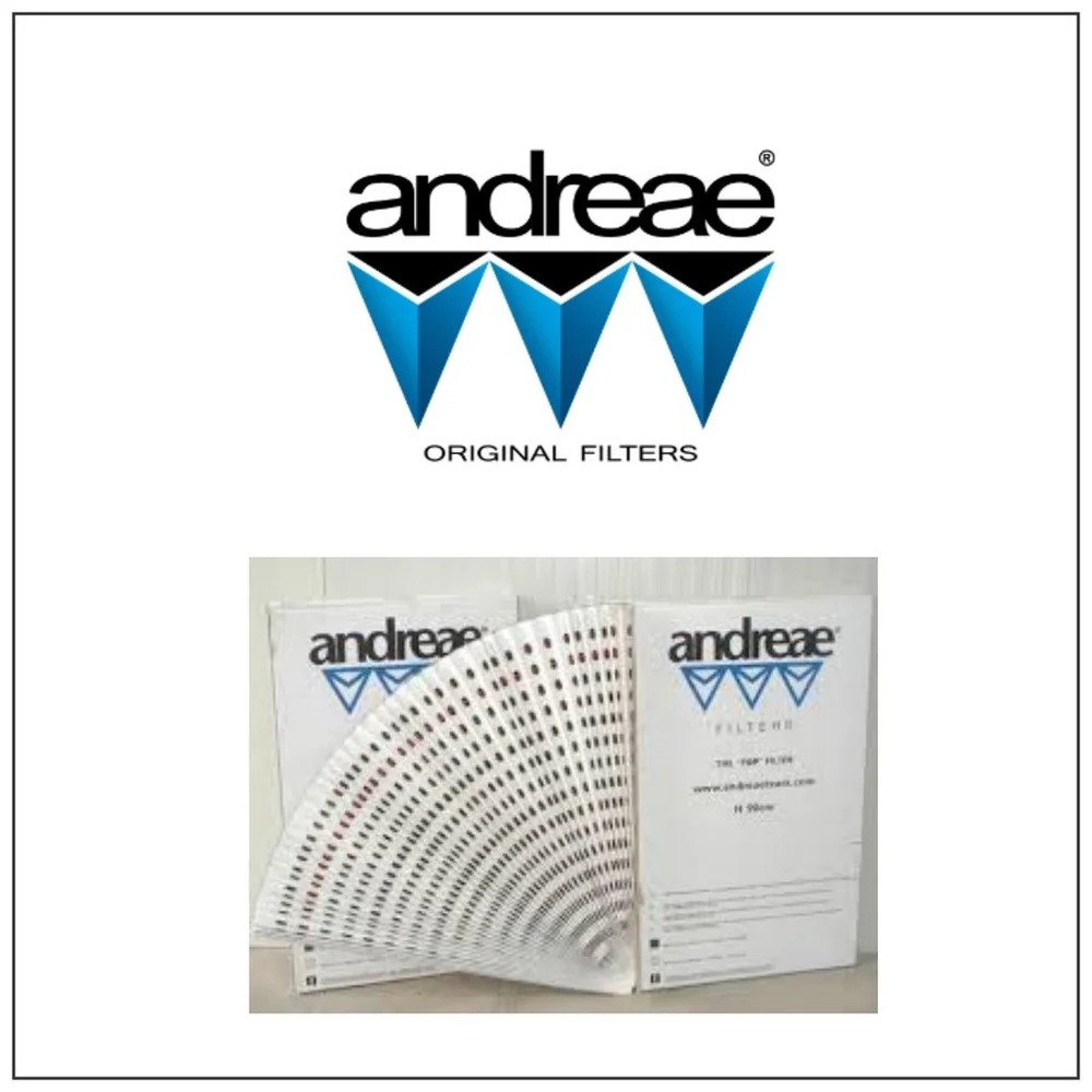 Paint booth filter media used in air filtration