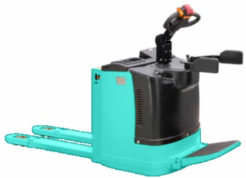 Battery operated pallet truck for material handling